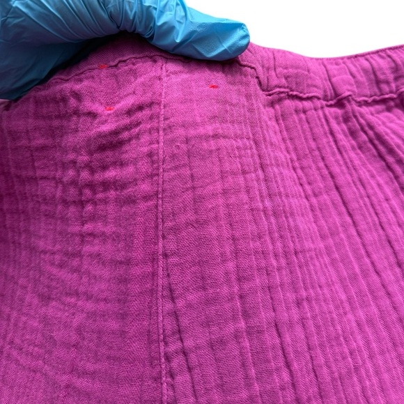 Xirena Jordyn Cotton Pull On Drawstring Gauze Lounge Pants Pink XS - Picture 6 of 15